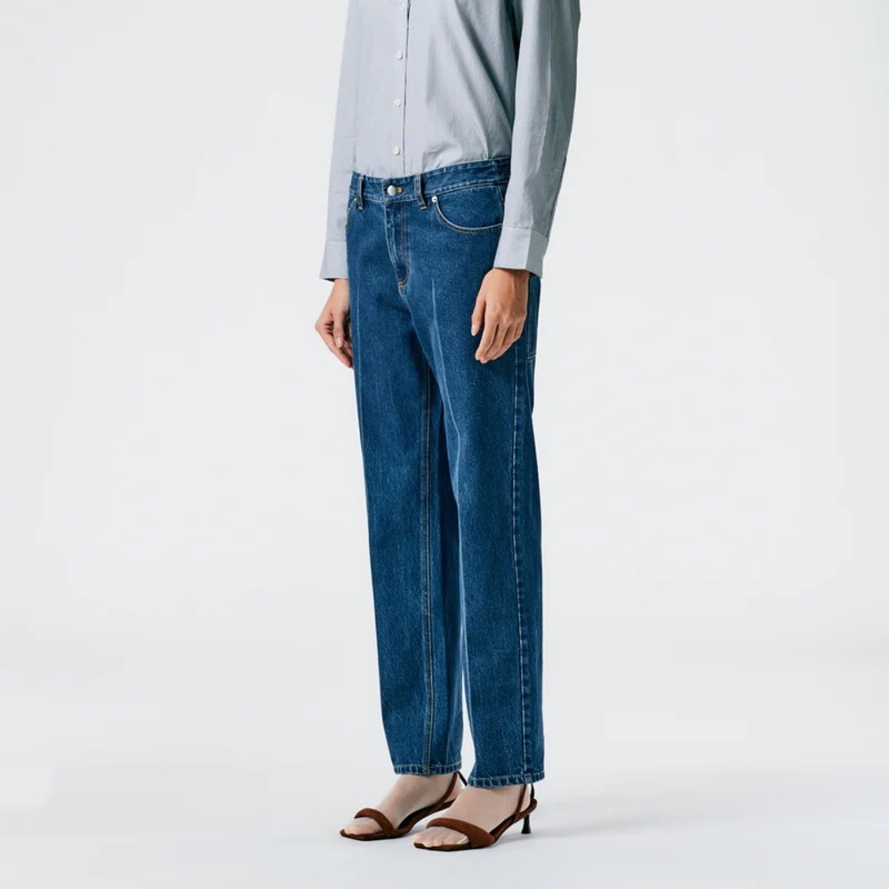 Tibi medium wash denim Elfie jeans size 25